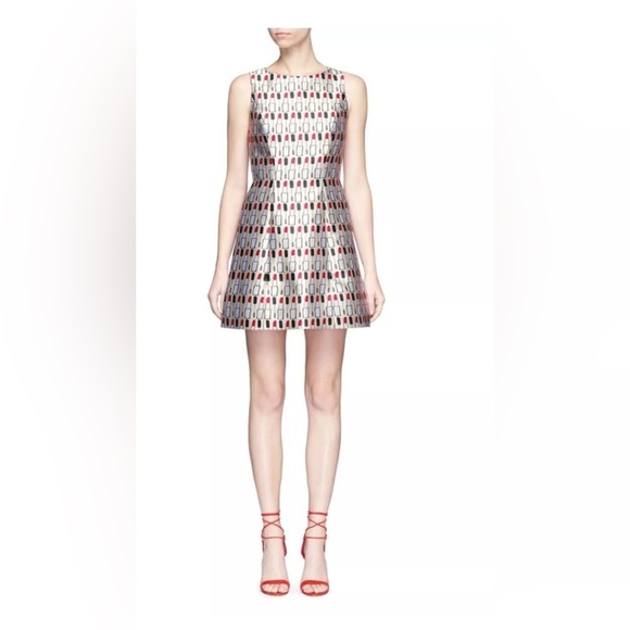 NWT Alice + Olivia Lipstick Womens Dress size 6 - Picture 1 of 5